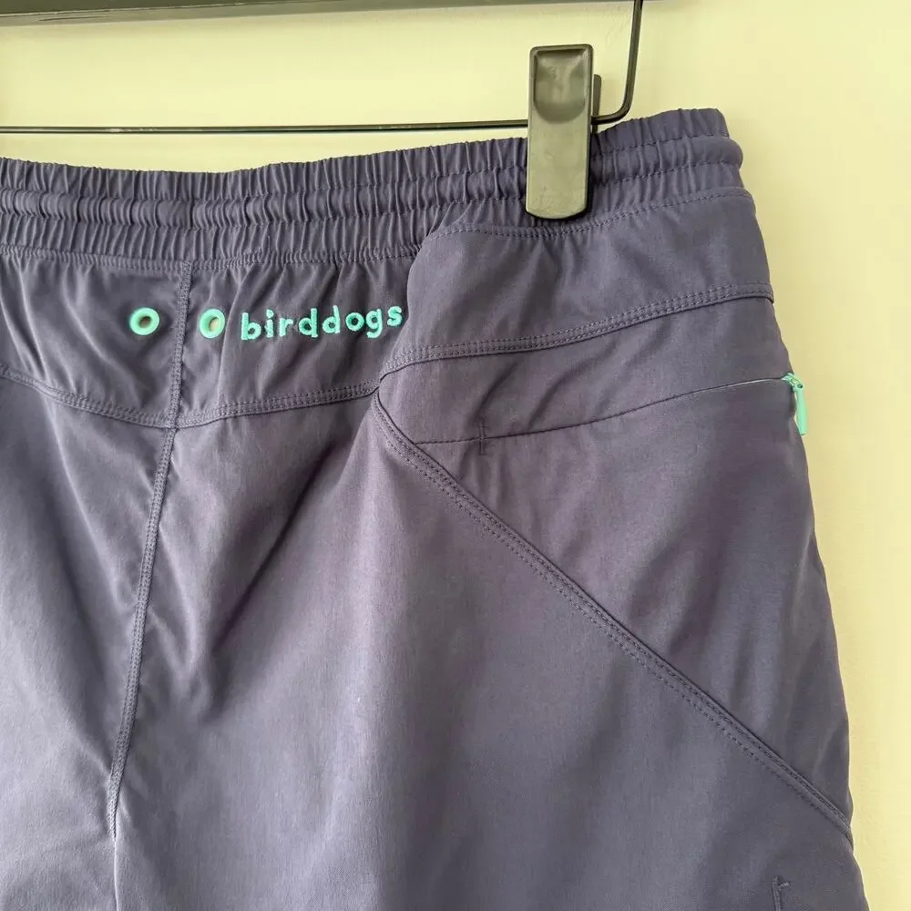 Birddogs Boomstick Shorts Mens L Navy Teal Lined Classic Gym 7 Inseam